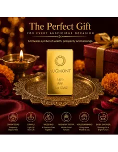 Augmont 1 gm Gold Bar 24k 999 purity