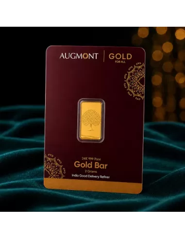 Augmont 2 gm Gold Bar 24Kt  in 999 Purity
