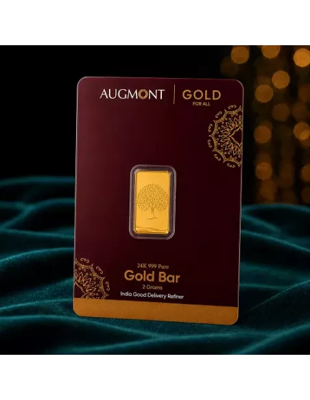 Augmont 2 gm Gold Bar 24Kt  in 999 Purity
