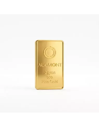 Augmont 2 gm Gold Bar 24Kt  in 999 Purity