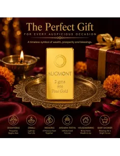 Augmont 2 gm Gold Bar 24Kt  in 999 Purity