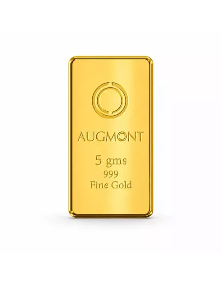 Augmont 5 gm Gold Bar 24Kt  in 999 Purity