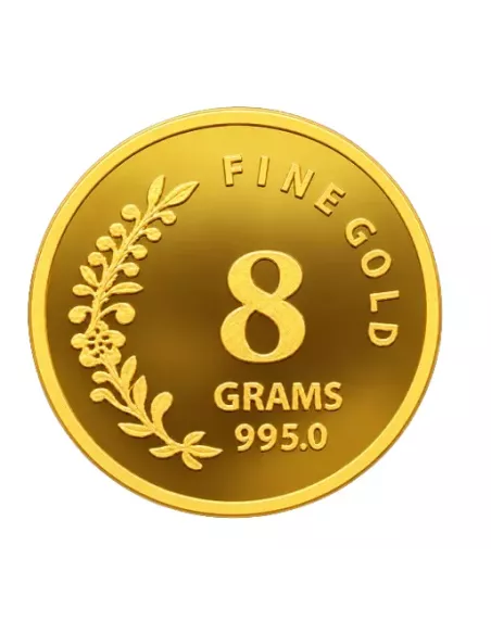 NIBR Gold Coins of 8 Grams in 24Kt 995 Purity / Fineness