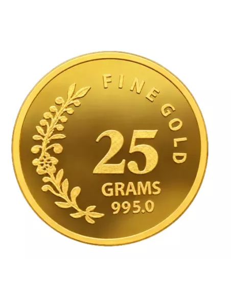 NIBR Gold Coins of 25 Grams in 24Kt 995 Purity / Fineness