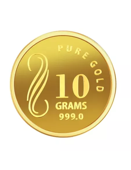 NIBR Gold Coins Of 10 Grams in 24Kt 999 Purity / Fineness