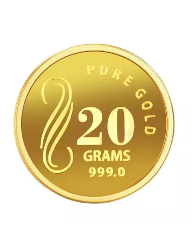NIBR Gold Coins Of 20 Grams in 24Kt 999 Purity / Fineness