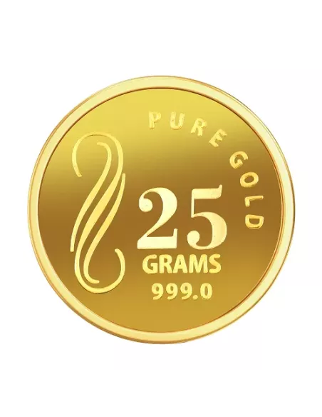 NIBR Gold Coins Of 25 Grams in 24Kt 999 Purity / Fineness