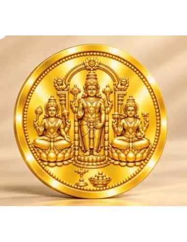 Ram Mudra By IGM Padmavatiji Balaji Lakshmiji Gold Coin of 10 Grams in