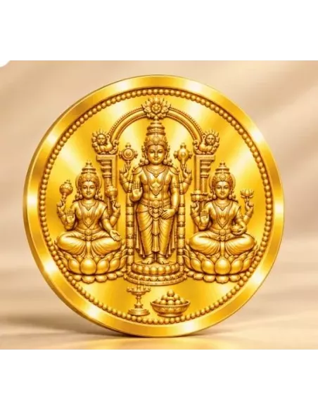 Ram Mudra By IGM Padmavatiji Balaji Lakshmiji Gold Coin of 10 Grams in