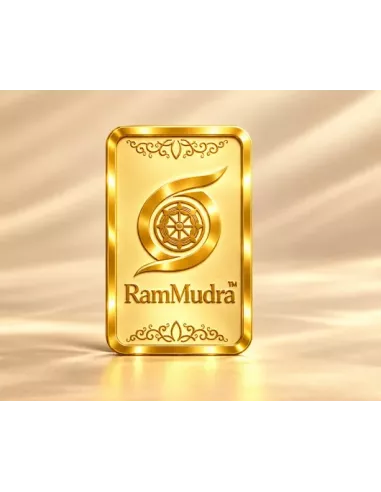 Ram Mudra By IGM Gold Bar of 5 Grams in 24 Karat 999.9 Purity / Finene