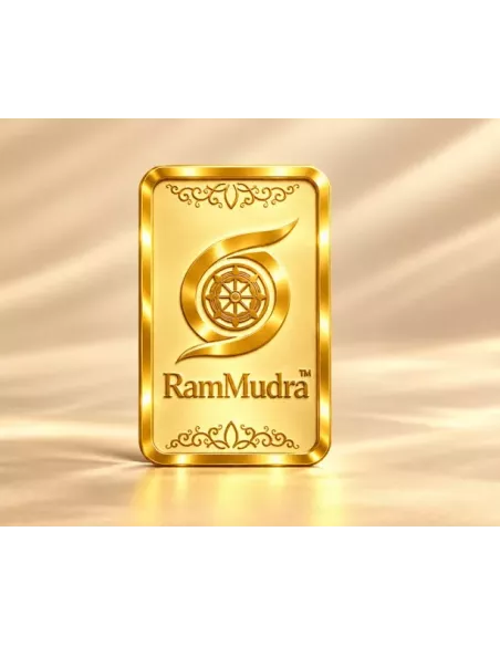 Ram Mudra By IGM Gold Bar of 5 Grams in 24 Karat 999.9 Purity / Finene