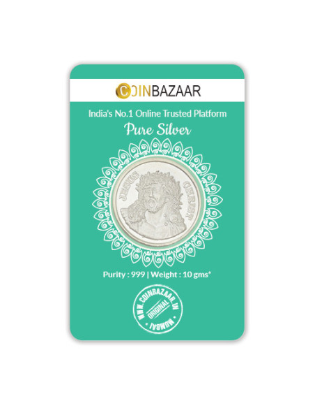 Jesus Christ Silver Coin of 10 Gram  in 999 Purity / Fineness by Coinbazaar