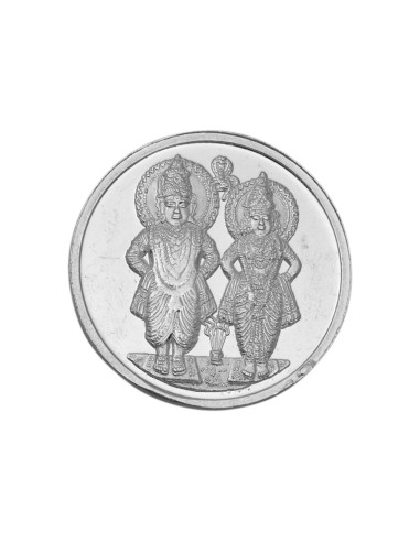 Vitthal Rukmini Silver Coin 10 Gram in 999 Purity / Fineness