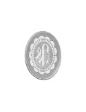 Laksmi 100 Gram Silver Coin in Oval Shape in 999 Purity / Fineness