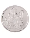 Goddess Saraswati Silver Coin of 25 Gram in 999 Purity / Fineness
