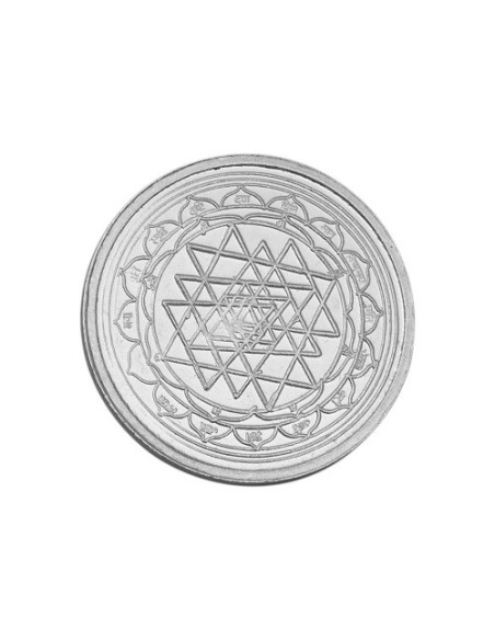 Goddess Mahalakshmi Prasanna Silver Coin of 20 Gram in 999 Purity / Fineness