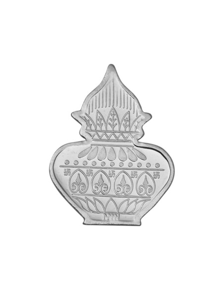 Kalash Shape Silver Coin of 5 Gram in 999 Purity / Fineness