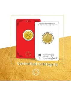 MMTC-PAMP Gold Coin of 1 Grams 24 Karat in 9999 Purity / Fineness
