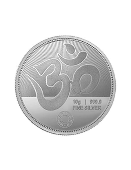 MMTC PAMP Silver Coin Laxmi Ganesh of 10 Gram in 999.9 Purity / Fineness